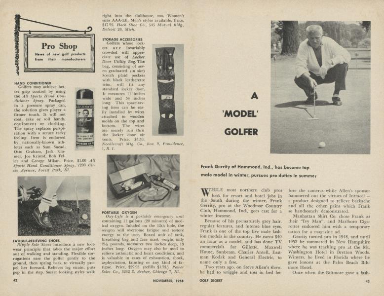 A 'MODEL' GOLFER