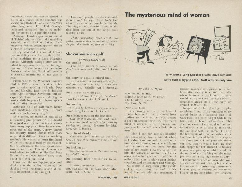 The mysterious mind of woman