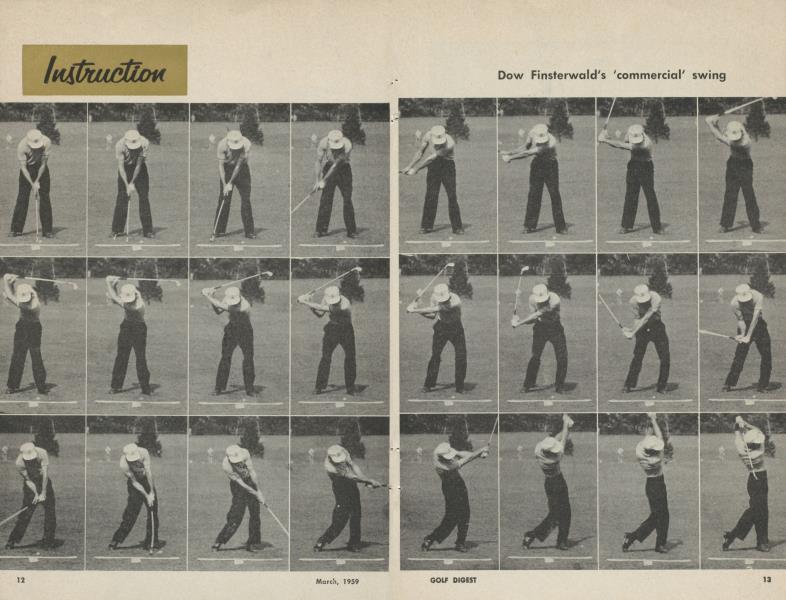 Dow Finsterwald's 'commercial' swing