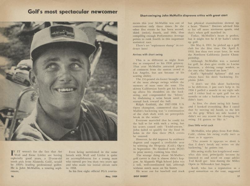 Golf's most spectacular newcomer