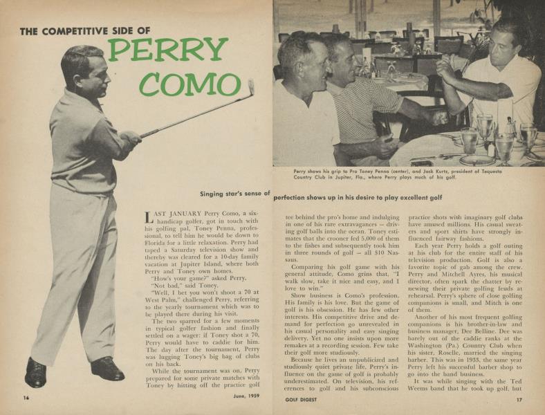 THE COMPETITIVE SIDE OF PERRY COMO