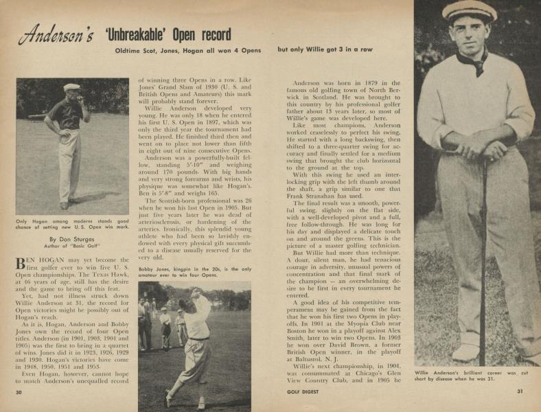 Anderson's ‘Unbreakable’ Open record