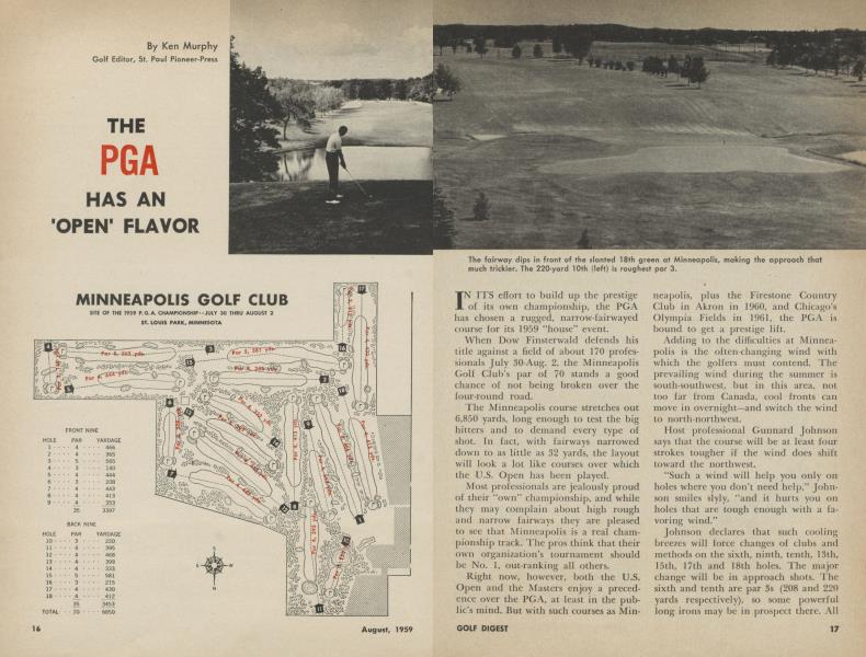 THE PGA HAS AN 'OPEN' FLAVOR