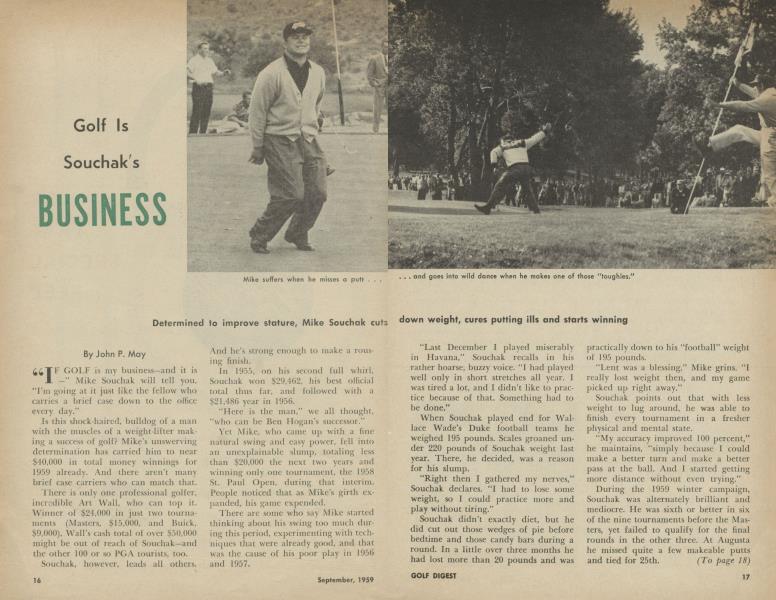 Golf Is Souchak's BUSINESS