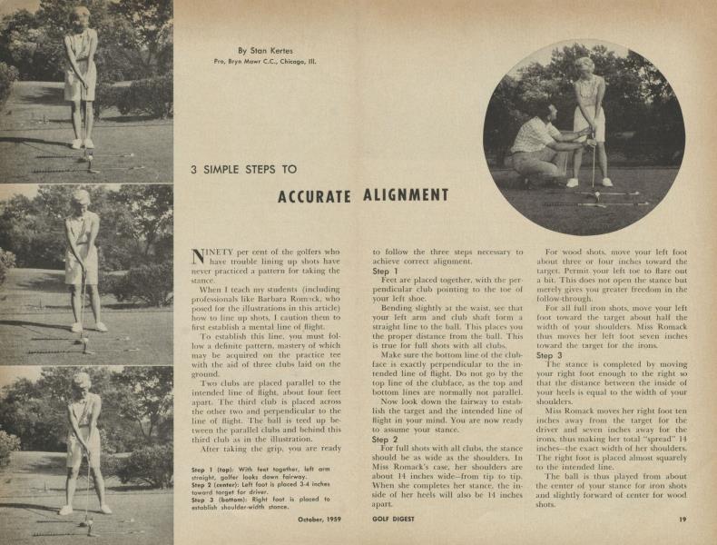 3 SIMPLE STEPS TO ACCURATE ALIGNMENT
