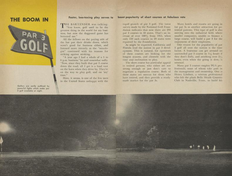 THE BOOM IN PAR 3 GOLF