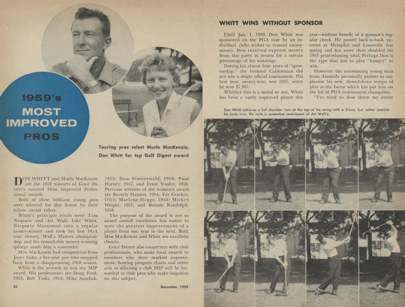 1959'S MOST IMPROVED PROS