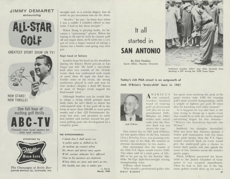 It all started in SAN ANTONIO