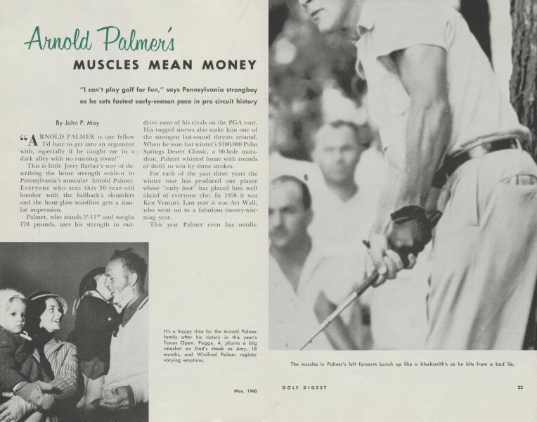 Arnold Palmer's MUSCLES MEAN MONEY