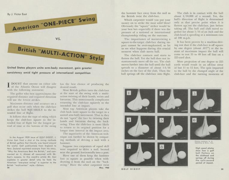 American "ONE-PIECE" Swing VS. British "MULTI-ACTION" style