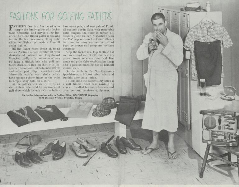 FASHIONS FOR GOLFING FATHERS