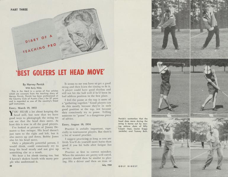 'BEST GOLFERS LET HEAD MOVE'