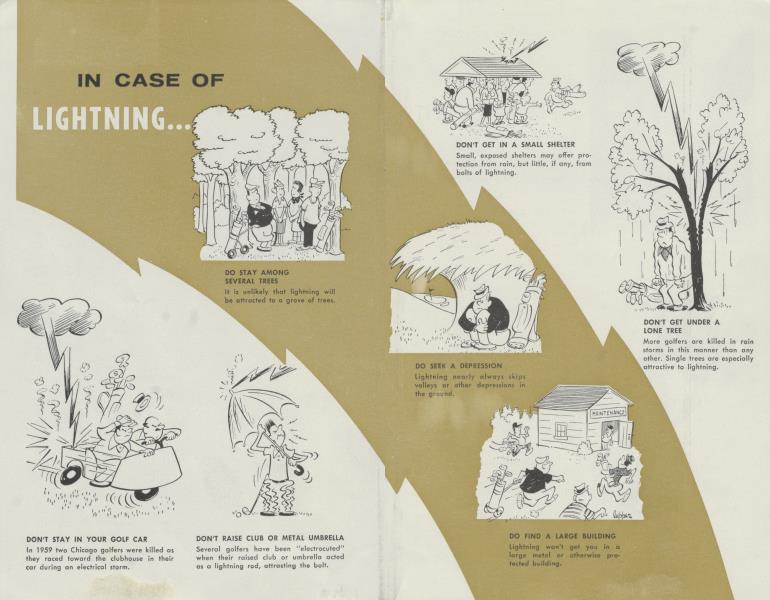 IN CASE OF LIGHTING...