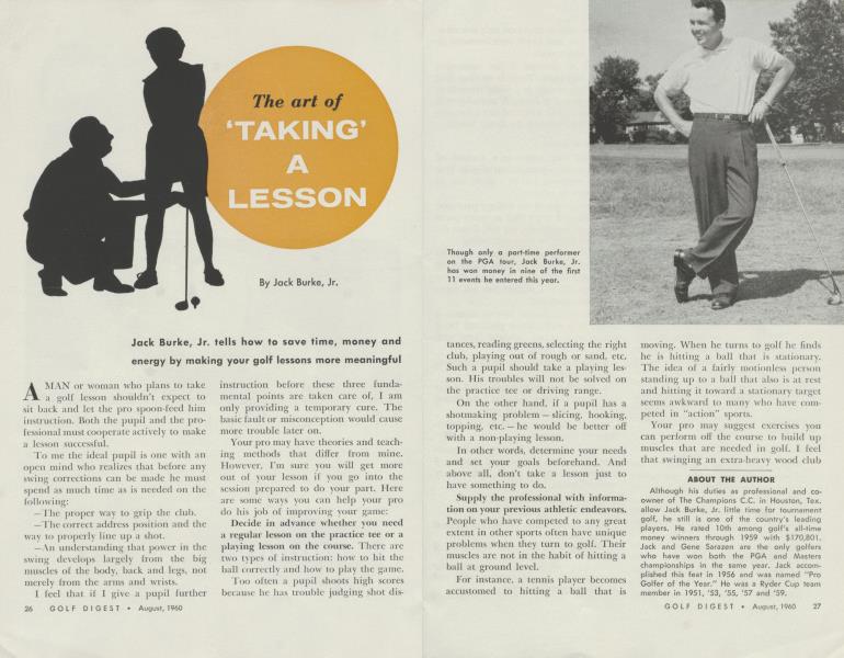 The art of 'TAKING' A LESSON