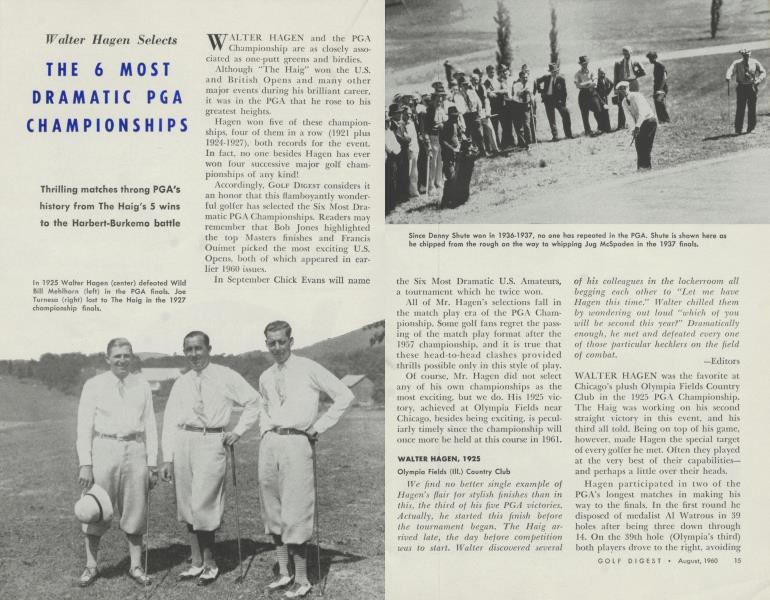 THE 6 MOST DRAMATIC PGA CHAMPIONSHIPS