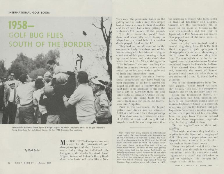 1958-GOLF BUG FLIES SOUTH OF THE BORDER