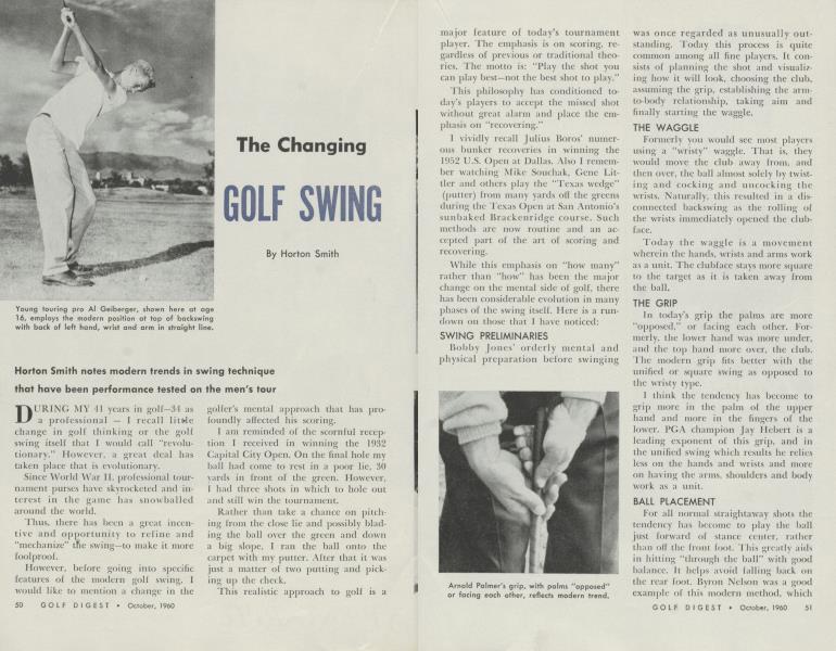 The Changing GOLF SWING