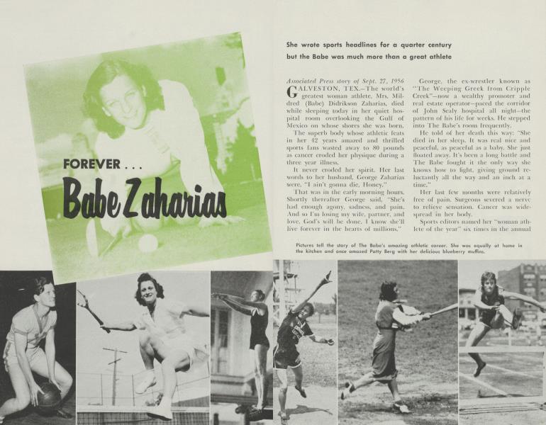 FOREVER ... Babe Zaharias