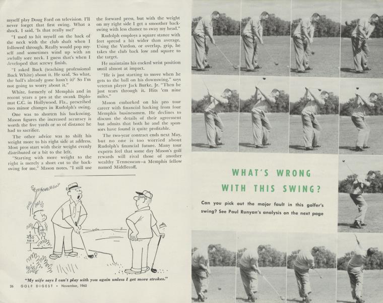 WHAT'S WRONG WITH THIS SWING?