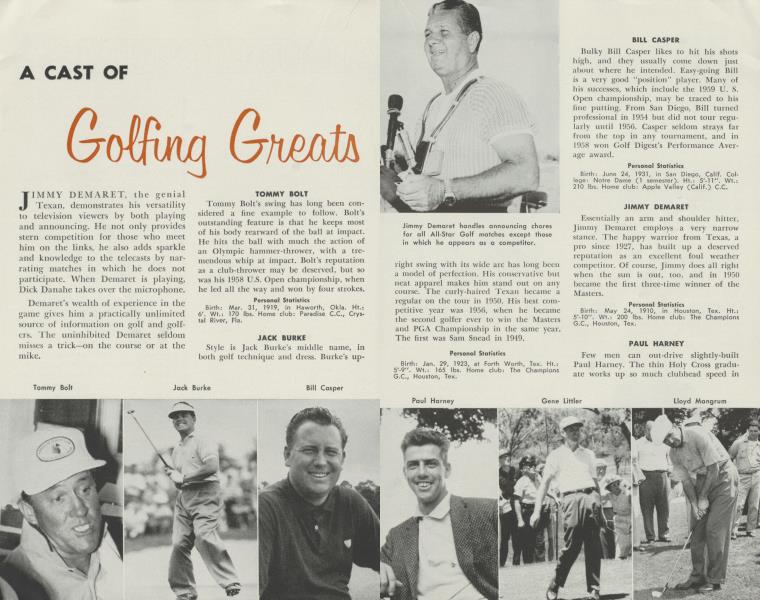 A CAST OF Golfing Greats