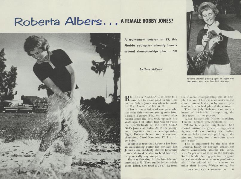 Roberta Albers... A FEMALE BOBBY JONES?