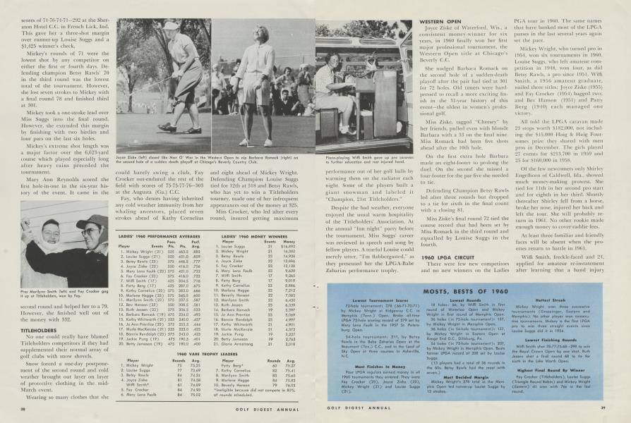 1960 LPGA CIRCUIT Golf Digest FEBRUARY 1961