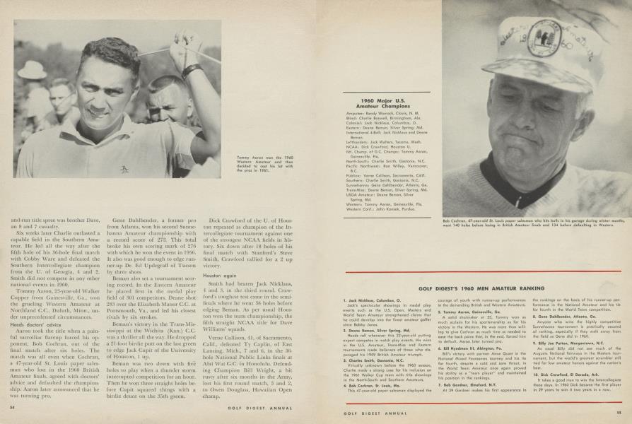 1960 Major U.S. Amateur Champions