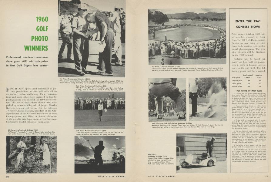 1960 GOLF PHOTO WINNERS