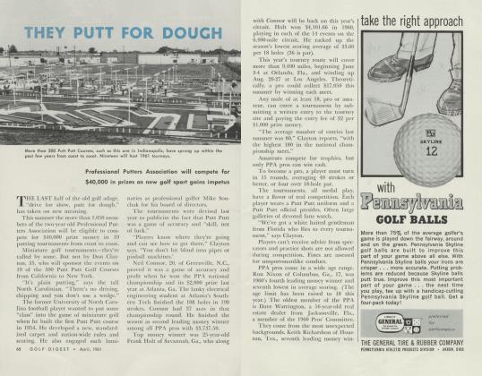 THEY PUTT FOR DOUGH