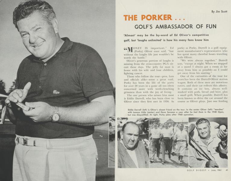 THE PORKER ... GOLF'S AMBASSADOR OF FUN