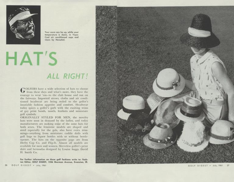 HAT'S ALL RIGHT!