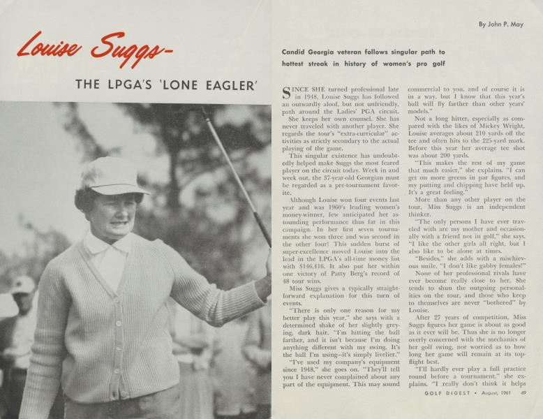 Louise Suggs-THE LPGA'S 'LONE EAGLER'
