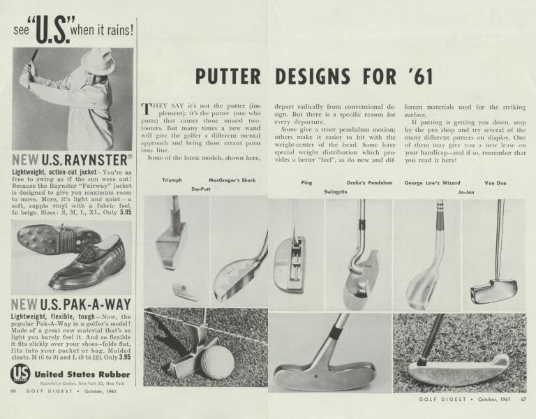 PUTTER DESIGNS FOR '61