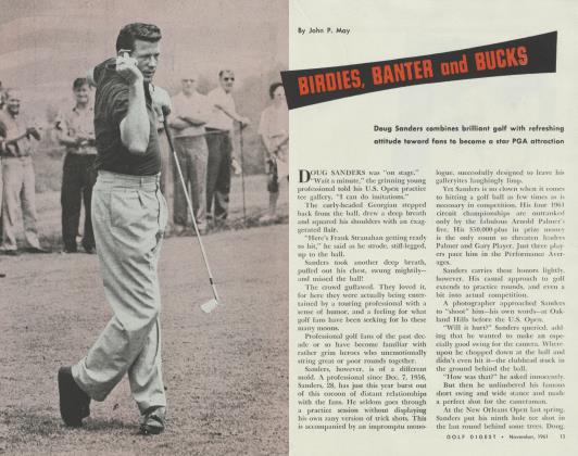 BIRDIES, BANTER and BUCKS