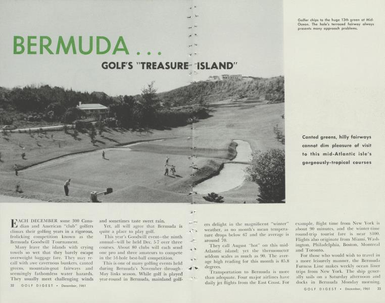 BERMUDA ... GOLF'S "TREASURE ISLAND"