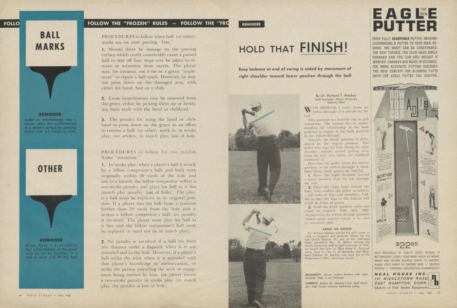 Hold That Finish!