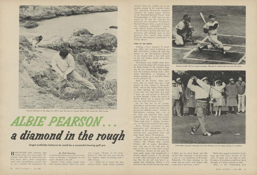 ALBIE PEARSON . . . a diamond in the rough