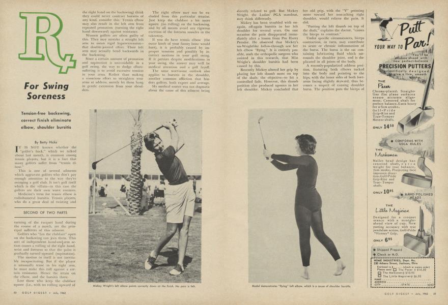 Rx For Swing Soreness