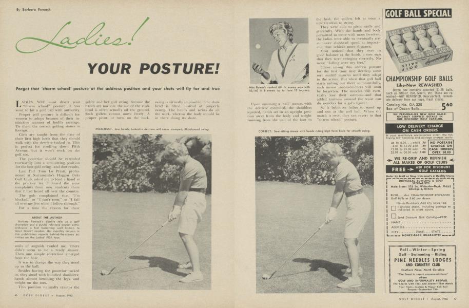 Ladies YOUR POSTURE!