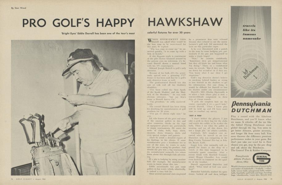 PRO GOLF'S HAPPY HAWKSHAW