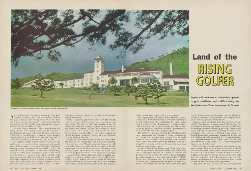 Land of the Rising Golfer