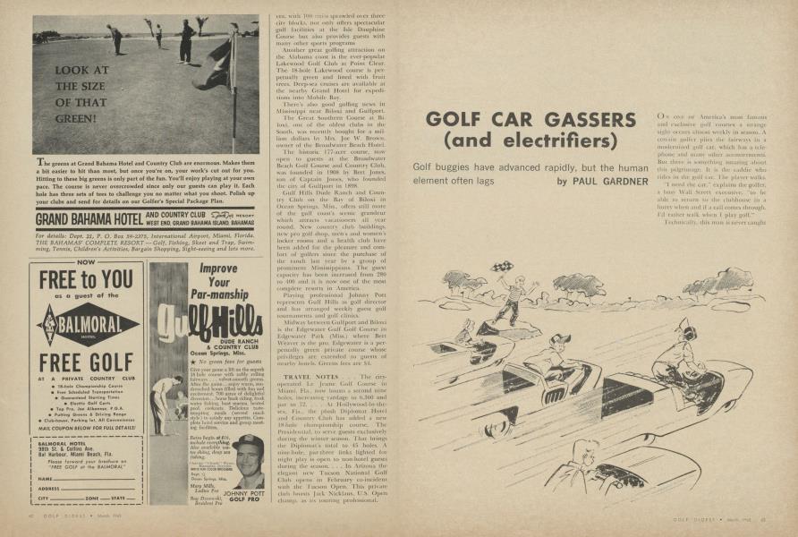 GOLF CAR GASSERS (and electrifiers)