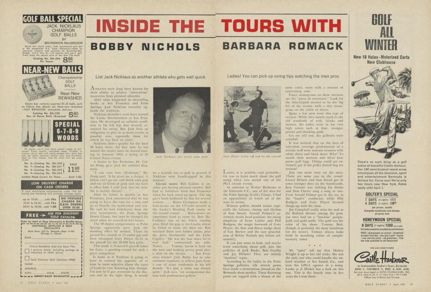 INSIDE THE TOURS WITH BARBARA ROMACK