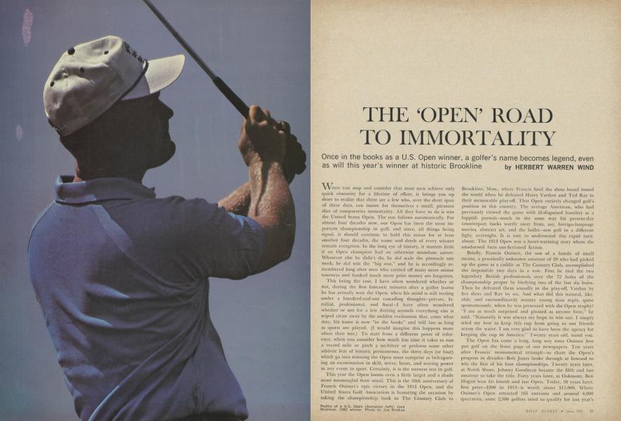 THE ‘OPEN’ ROAD TO IMMORTALITY