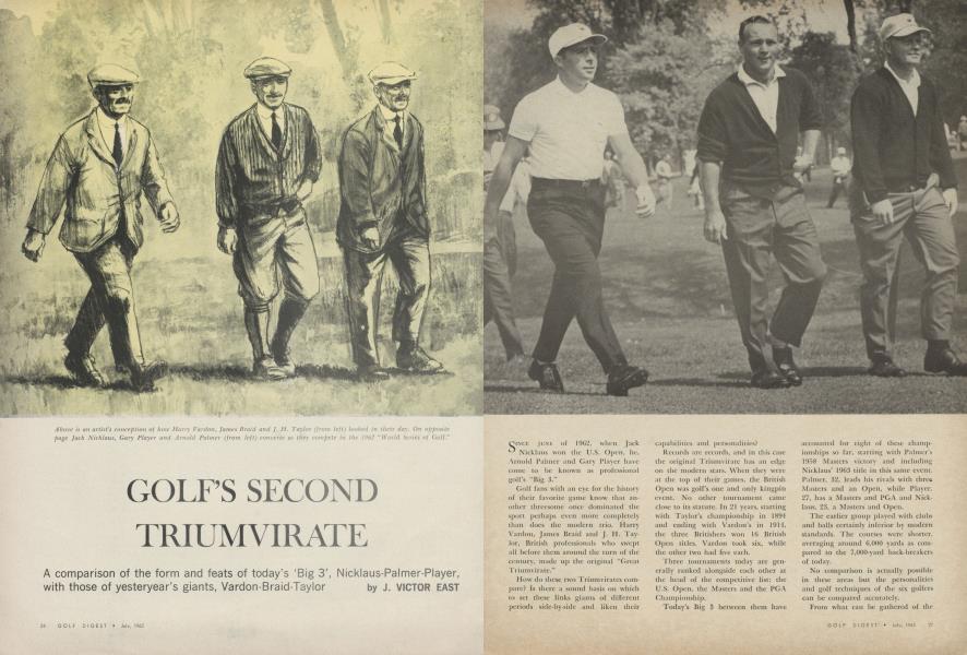 GOLF'S SECOND TRIUMVIRATE