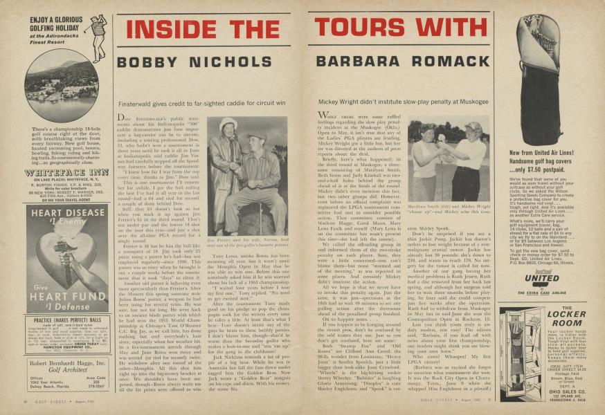 INSIDE THE TOURS WITH BARBARA ROMACK