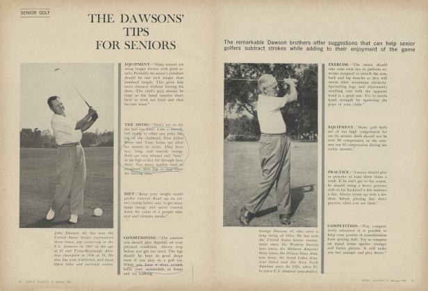 THE DAWSONS’ TIPS FOR SENIORS