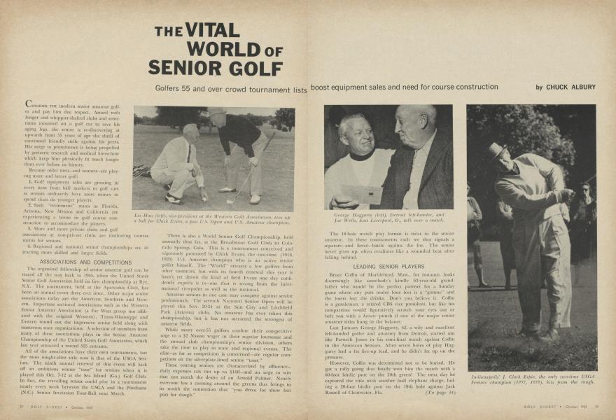 THE VITAL WORLD OF SENIOR GOLF