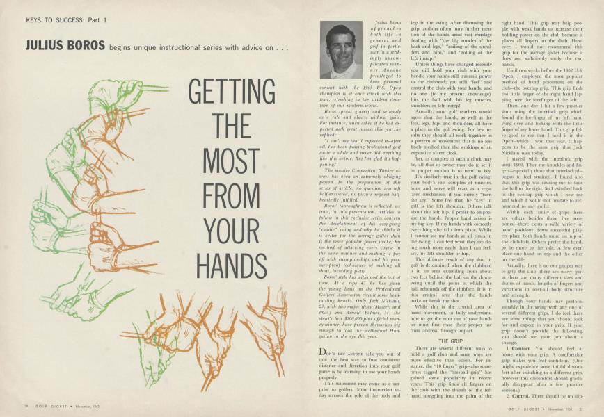 GETTING THE MOST FROM YOUR HANDS