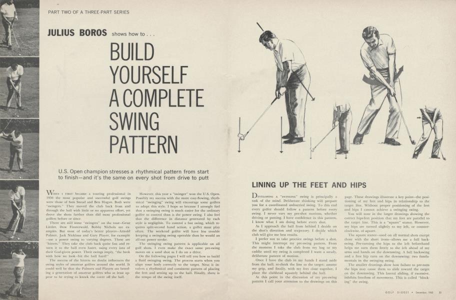JULIUS BOROS SHOWS HOW TO. . . BUILD YOURSELF A COMPLETE SWING PATTERN